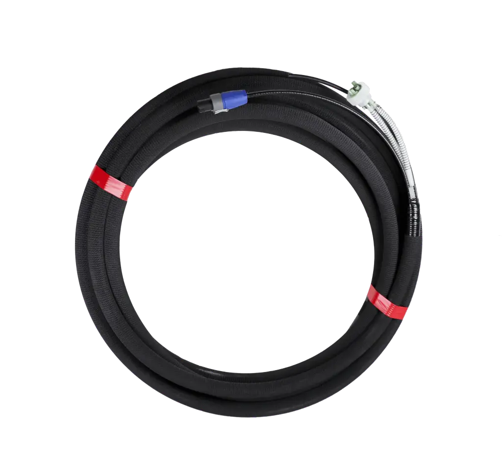 Flexible résine chauffant gainé 2x10 mm