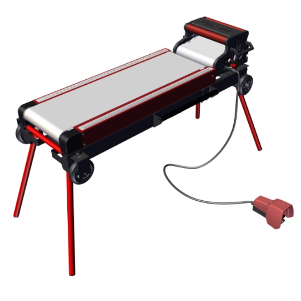 Table de laminage avec tapis motorisé - Picote