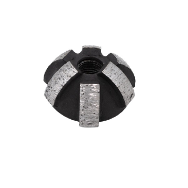 Fraise Champignon Ø 30 mm – 6 Segments Diamant – Femelle 3/8″ UNF