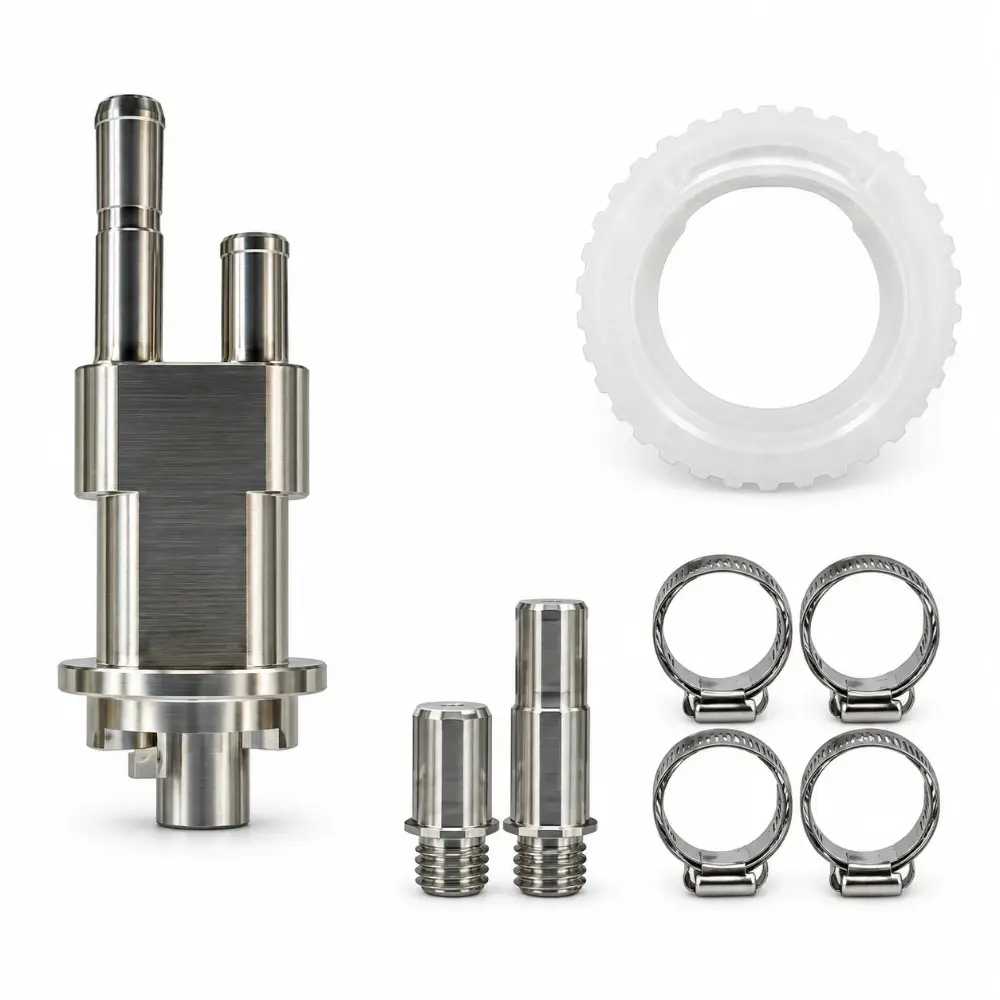 Embout aluminium 2 voies pour cartouche époxy - SprayPoxy
