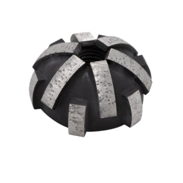 Fraise Champignon Ø 53 mm – 11 Segments Diamant – Femelle 3/8″ UNF