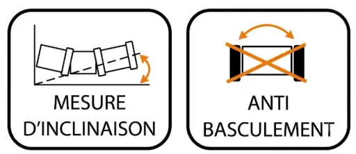 [CMZ-ACC-RV125-INCL/ATB] Accessoires RV 125 - mesure de l'inclinaison + dispositif automatique anti-basculement