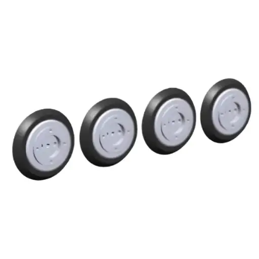 [CMZ-RV125-ACC-DN150] Accessoires Chariot RV 125 - Roues d'extension pour canalisations à partir de DN150