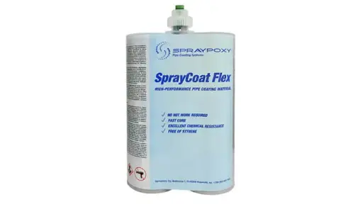 [KRC-PUR-CAR-URA-2KG] Cartouche résine polyurée SPRAYCOAT FLEX bi-composant